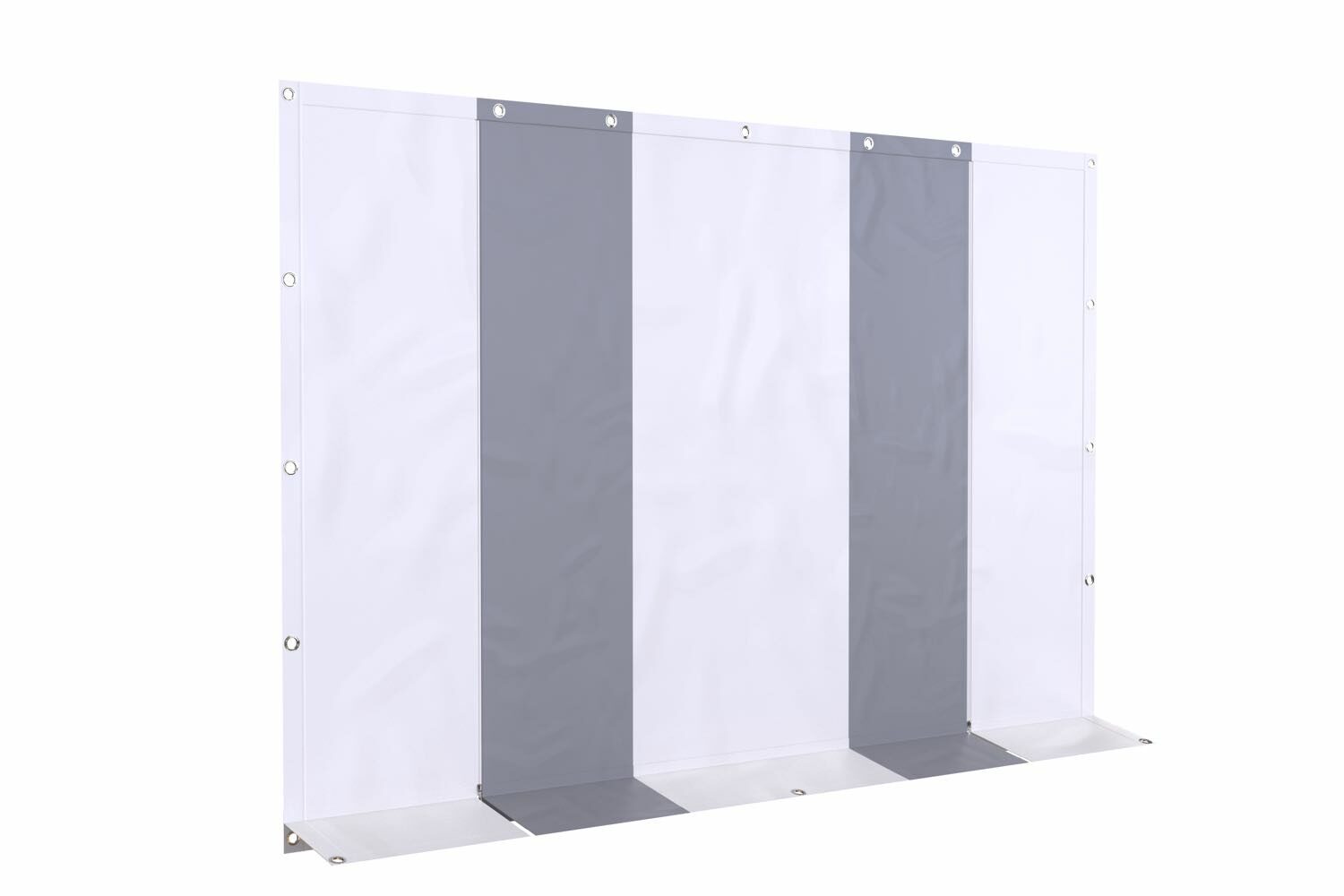 Partytent eindwand 3 meter | Met ritsen | PVC