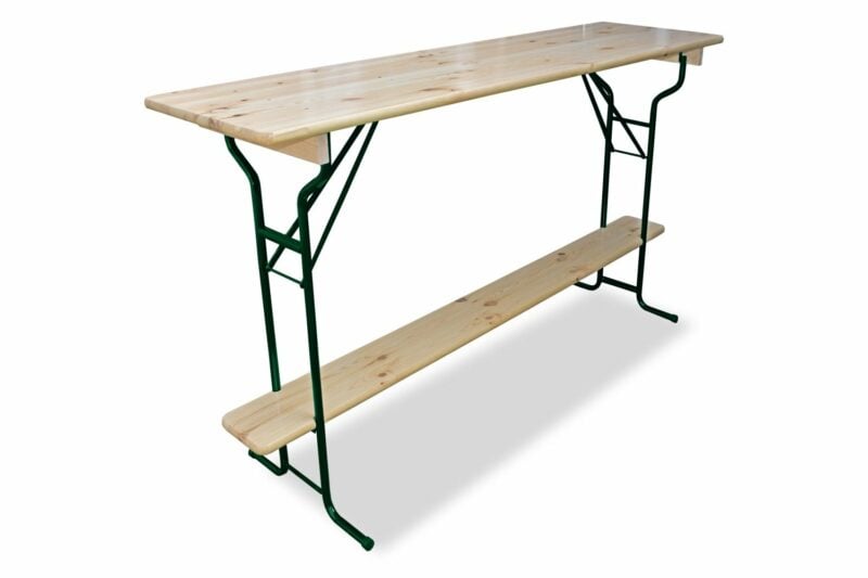 Statafel biertafel 180 x 60 Premium | Groen onderstel