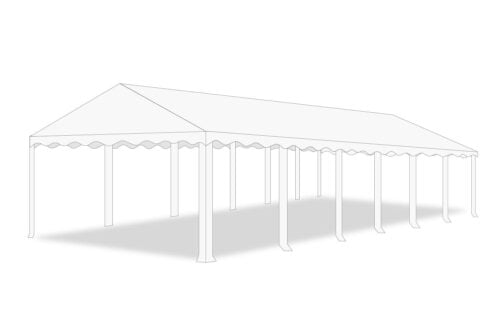 Partytent dakzeil 8x12 | PVC Premium