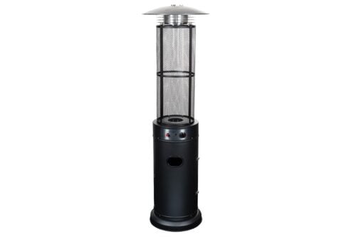Flame heater | Round | 11000 watt - mat zwart