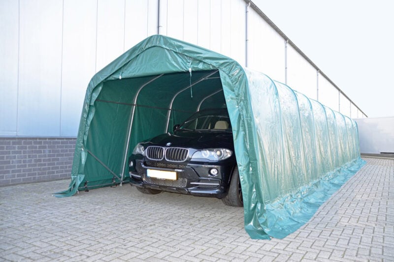 Carport Opslagtent 3,3x9,6 PVC Professional