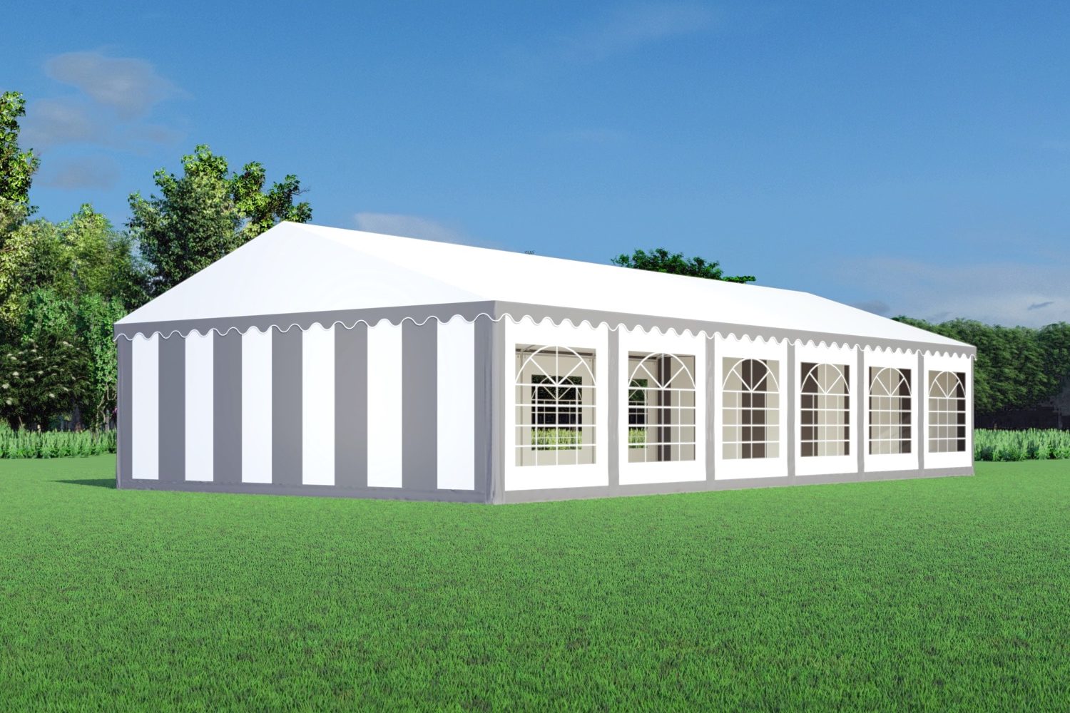 Partytent 6x12 PVC - Classic