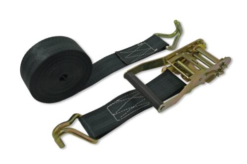 Spanband 9 meter | Zwart - 5cm breed band