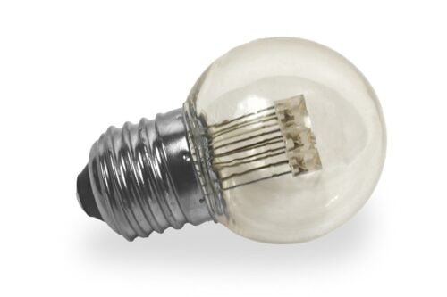 Led lamp Extra Warm wit | Heldere kap | 0,7 watt