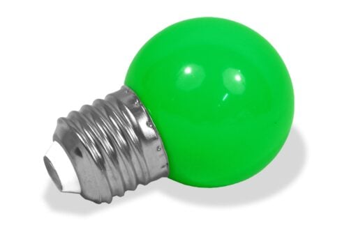 Led lamp Groen E27 fitting | 1 watt