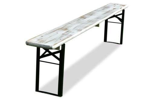 Bierbank 220cm Premium | White wash