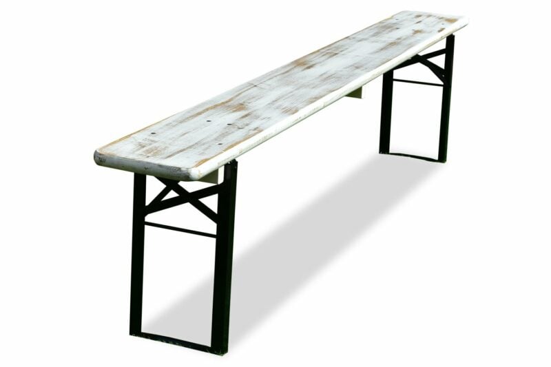 Bierbank 220cm Premium | White wash