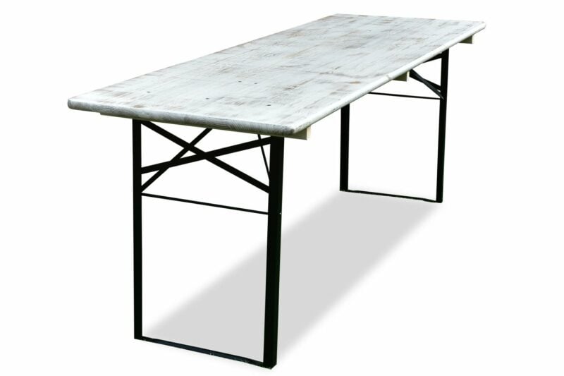 Biertafel 220 x 70cm | Premium - White wash