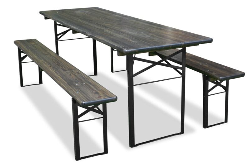 Biertafel en banken 180 x 70 Premium | Rosewood | Dark
