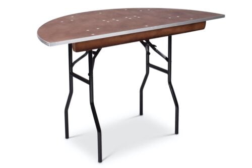 Inklapbare bankettafel Halfrond | ⌀140 x 76cm