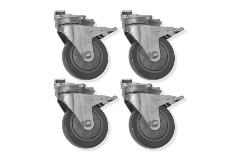 Wielen voor Easy up - partytenten | Set 4 stuks