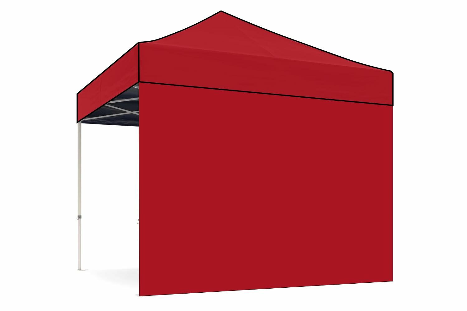Zijwand 4m dicht – Easy up Professional | PVC gecoat polyester