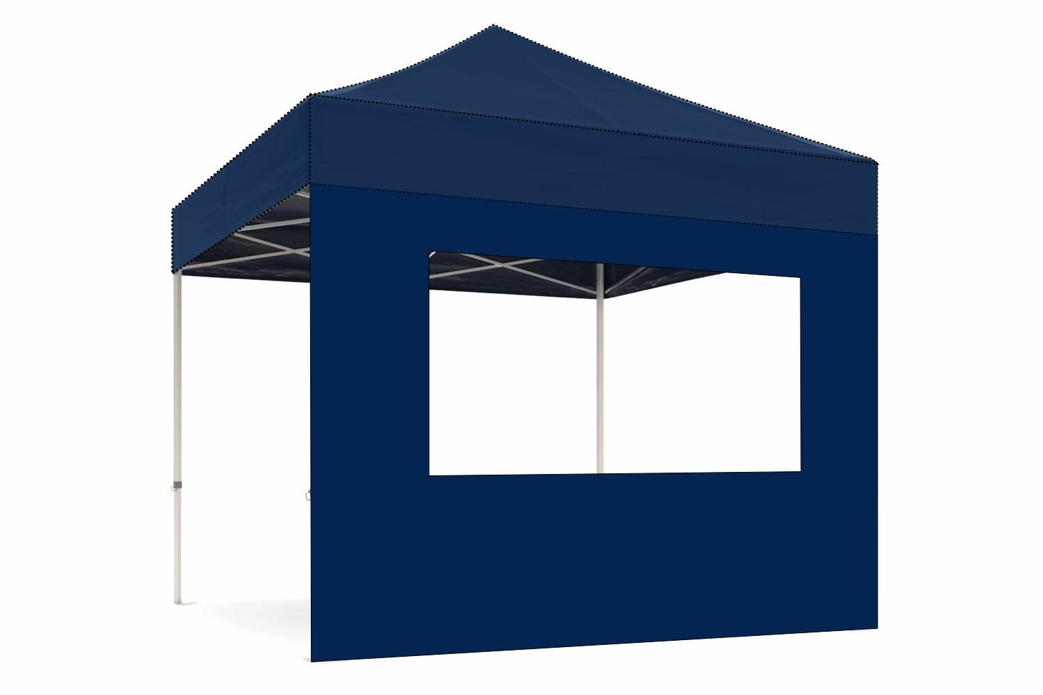 Zijwand 3m met raam – Easy up Professional | PVC gecoat polyester