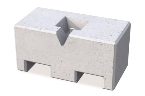 Betonblok | Betongewicht voor tenten - 240kg