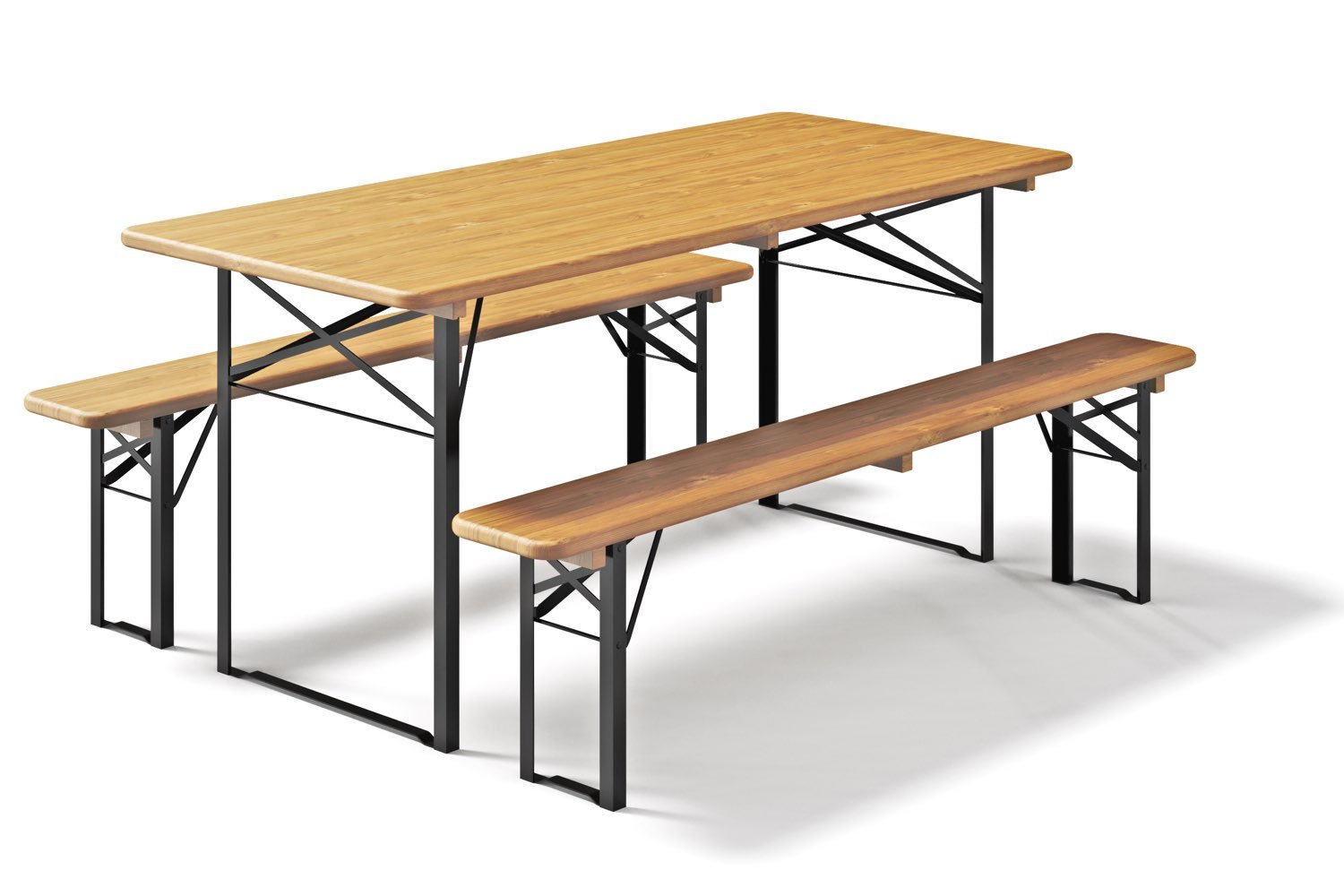 Biertafel en banken 180 x 80 Premium