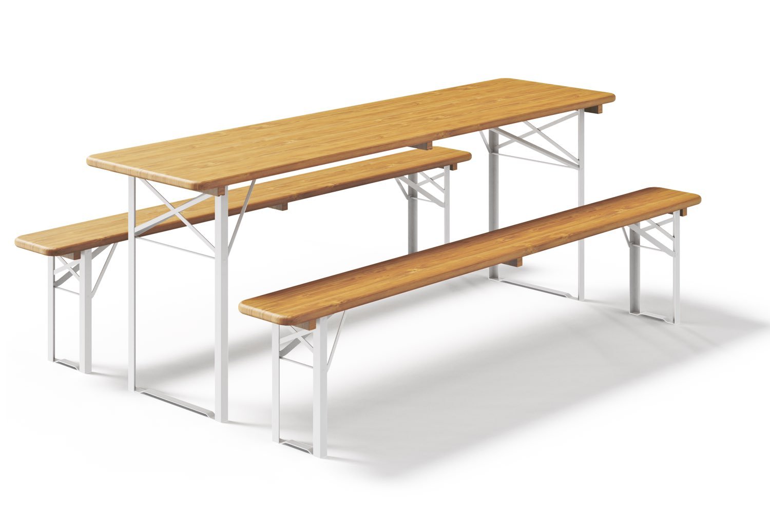 Biertafel en banken 220 x 60 Premium
