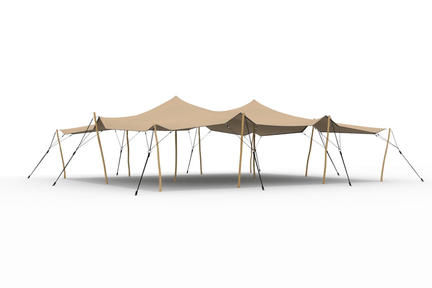 Stretchtent 10,5x12 meter | lus verbinding - Premiumstretch